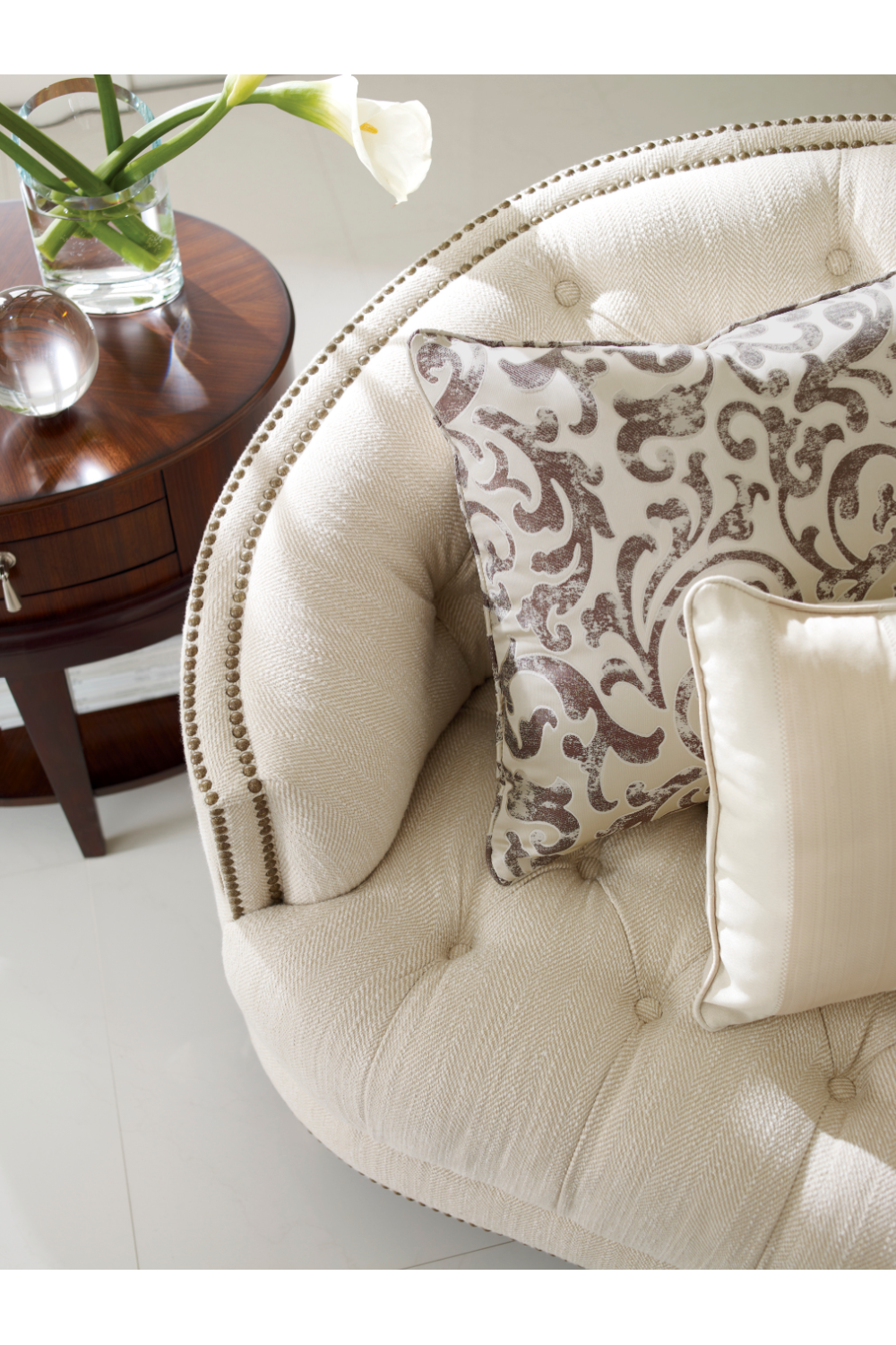 Button-Tufted Sofa | Caracole Classic Elegance | Oroa.com