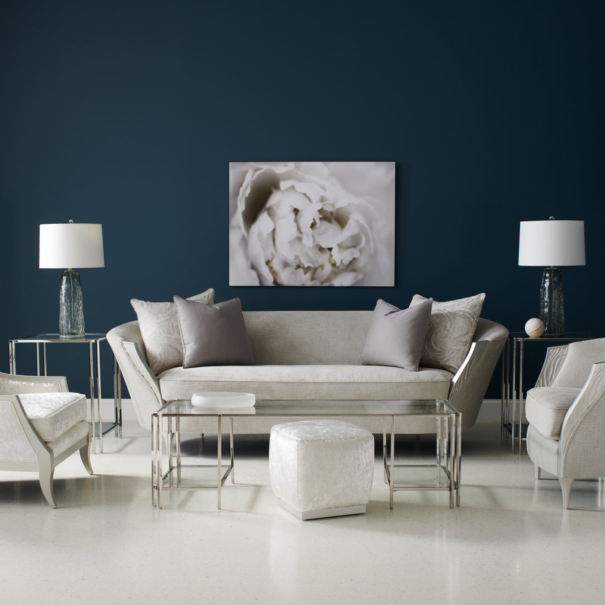Reflective Glass Coffee Table | Oroa.com