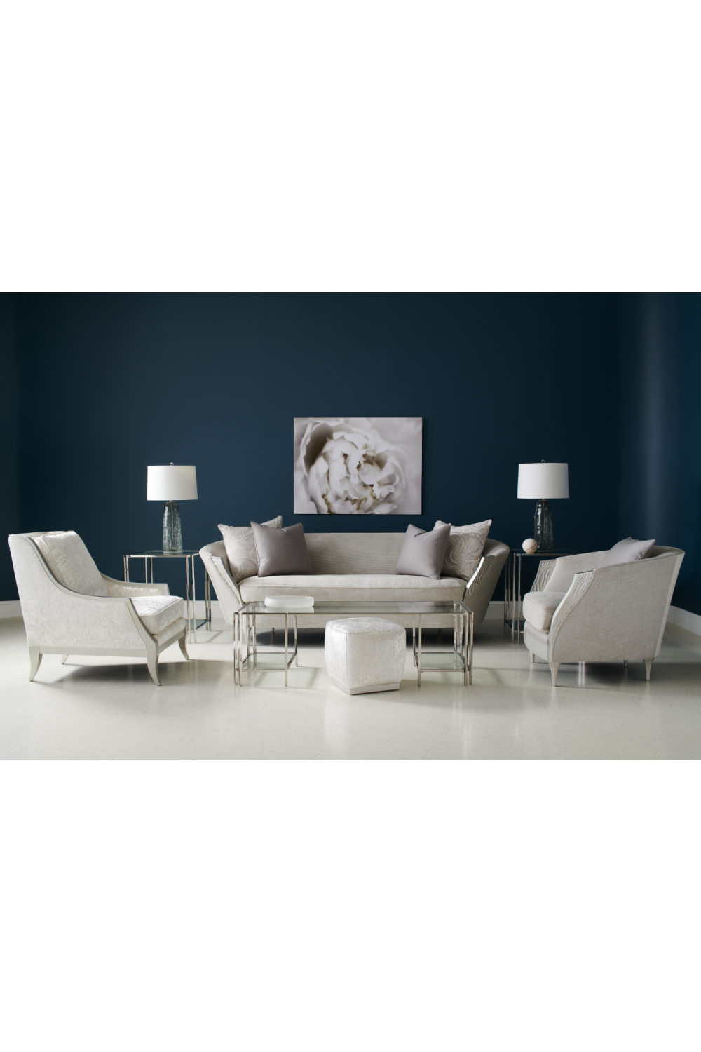 Reflective Glass Coffee Table | Caracole | Oroa.com