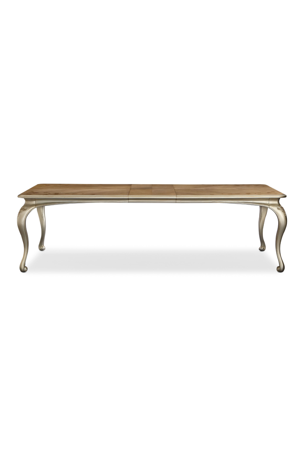 Silkscreened Extendable Dining Table – Rectangle – angled view