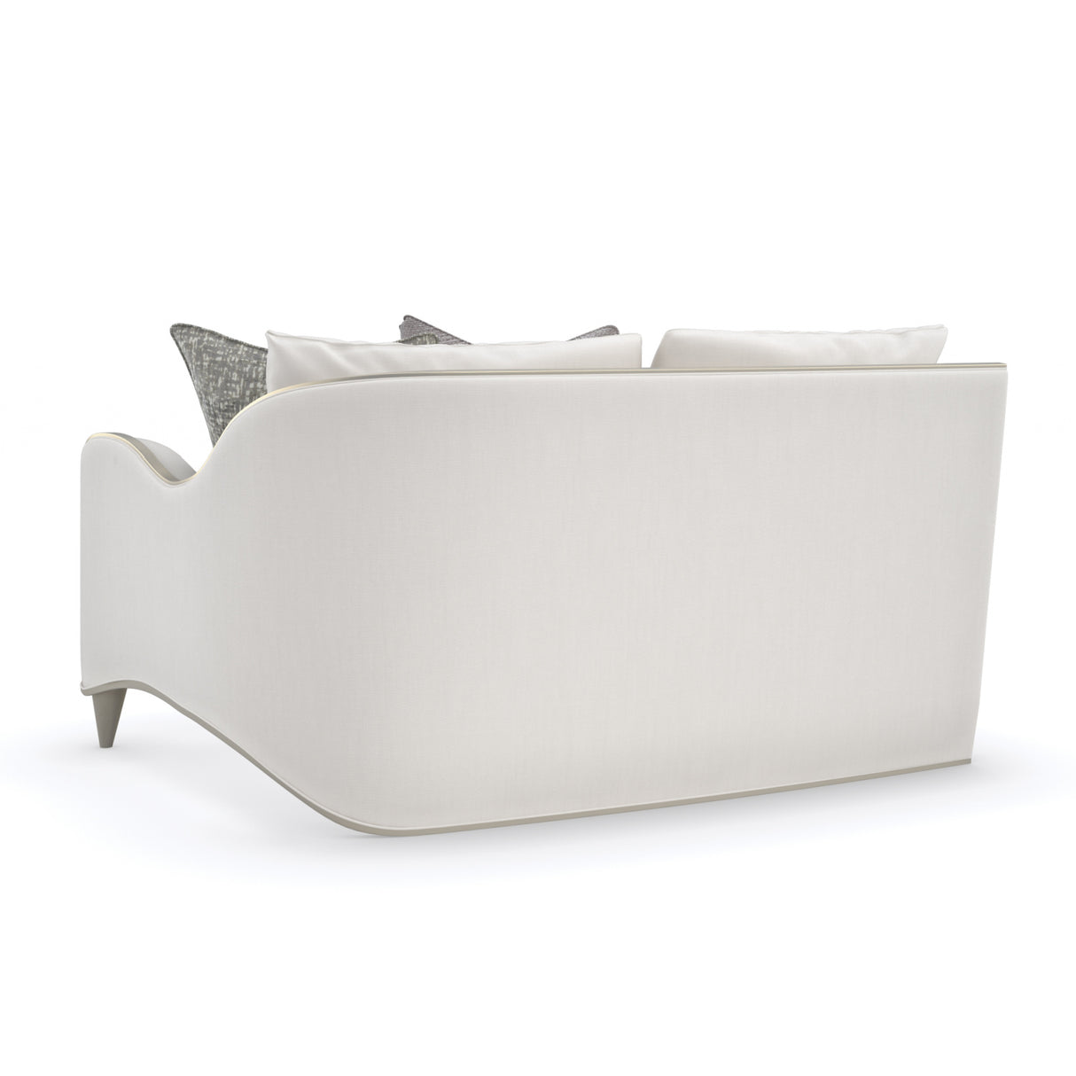 Modern European furniture - Cream Chenille Right-Armed Sofa - www.oroa.com | Oroa.com
