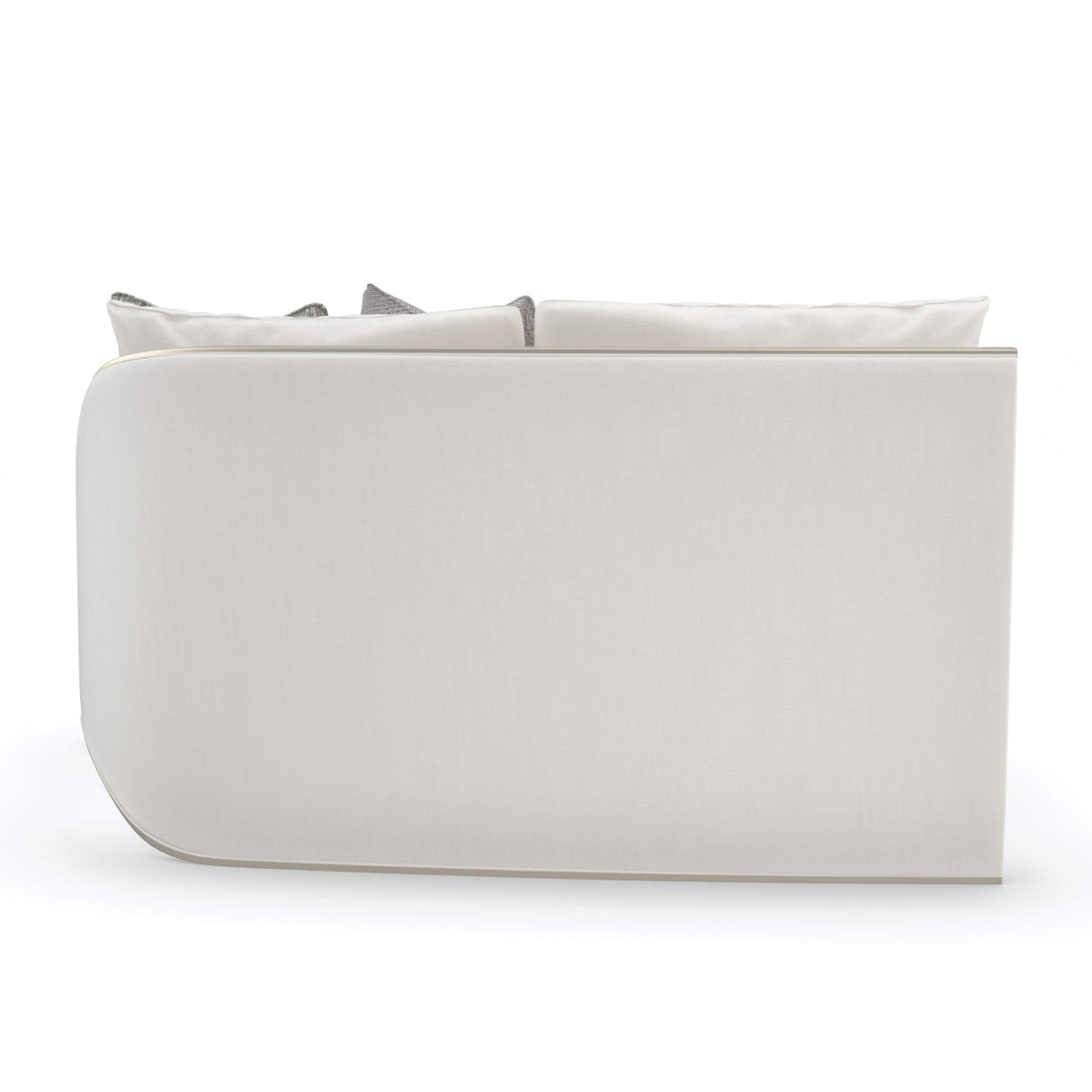 Modern European furniture - Cream Chenille Right-Armed Sofa - www.oroa.com