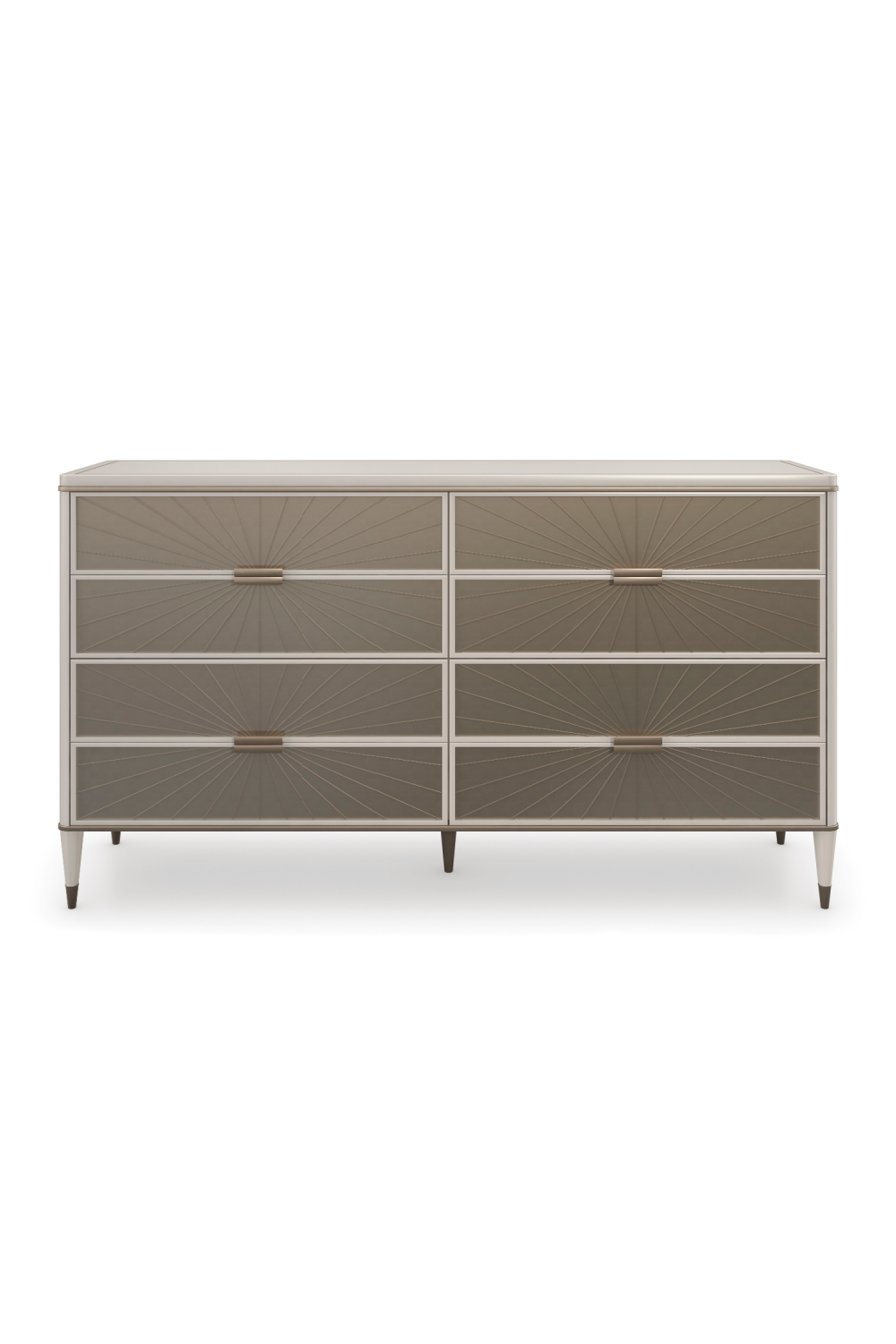 Radial Patterned Glass Dresser | Caracole Valentina | Oroa.com
