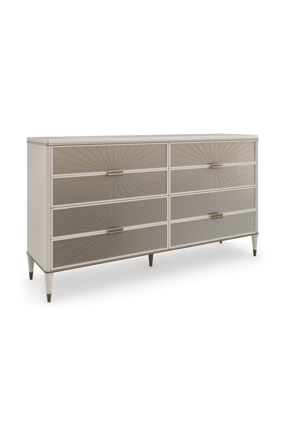 Radial Patterned Glass Dresser | Caracole Valentina | Oroa.com