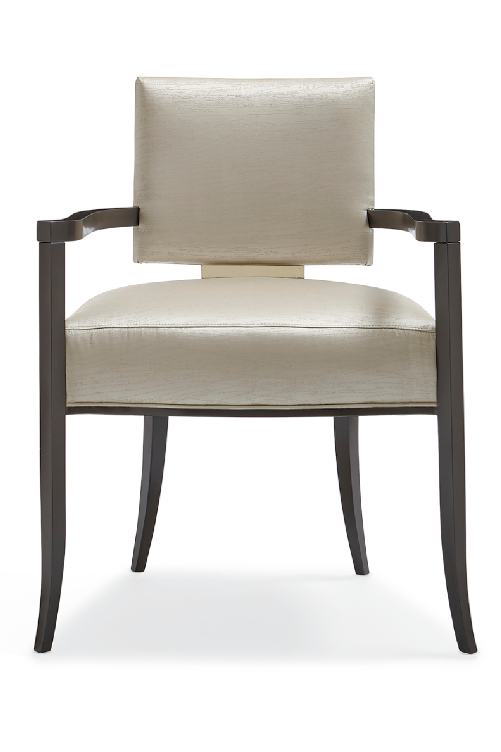 Neutral Sateen Dining Chair | Caracole Reserved Seating | Oroa.com