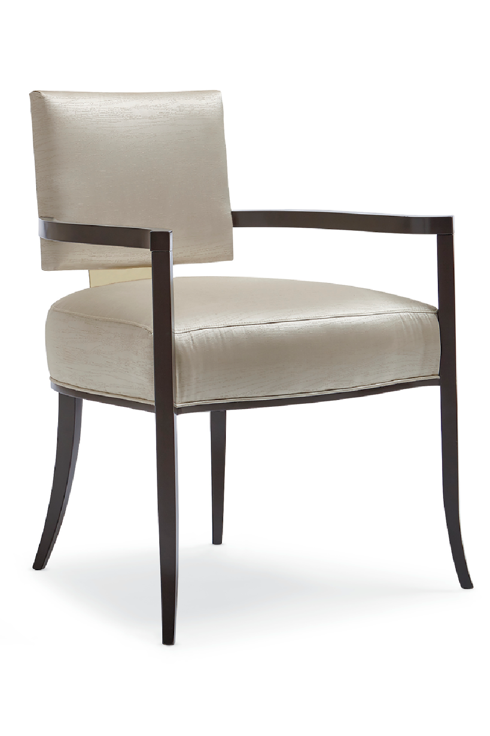 Neutral Sateen Dining Chair | Caracole Reserved Seating | Oroa.com
