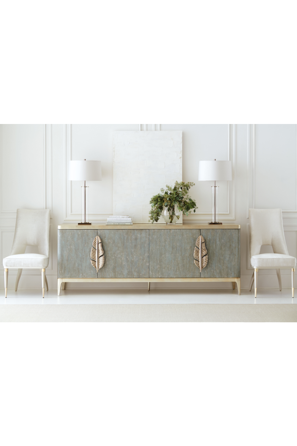 Ivory Modern Dining Chair | Caracole Guest of Honor | Oroa.com