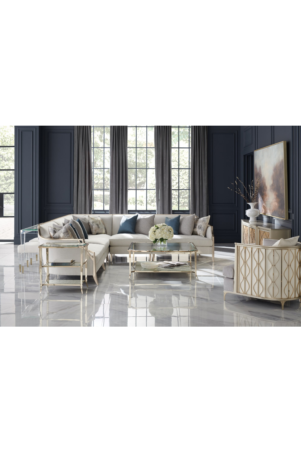 Transparent Modern Console Table | Caracole Ahhhhh | Oroa.com