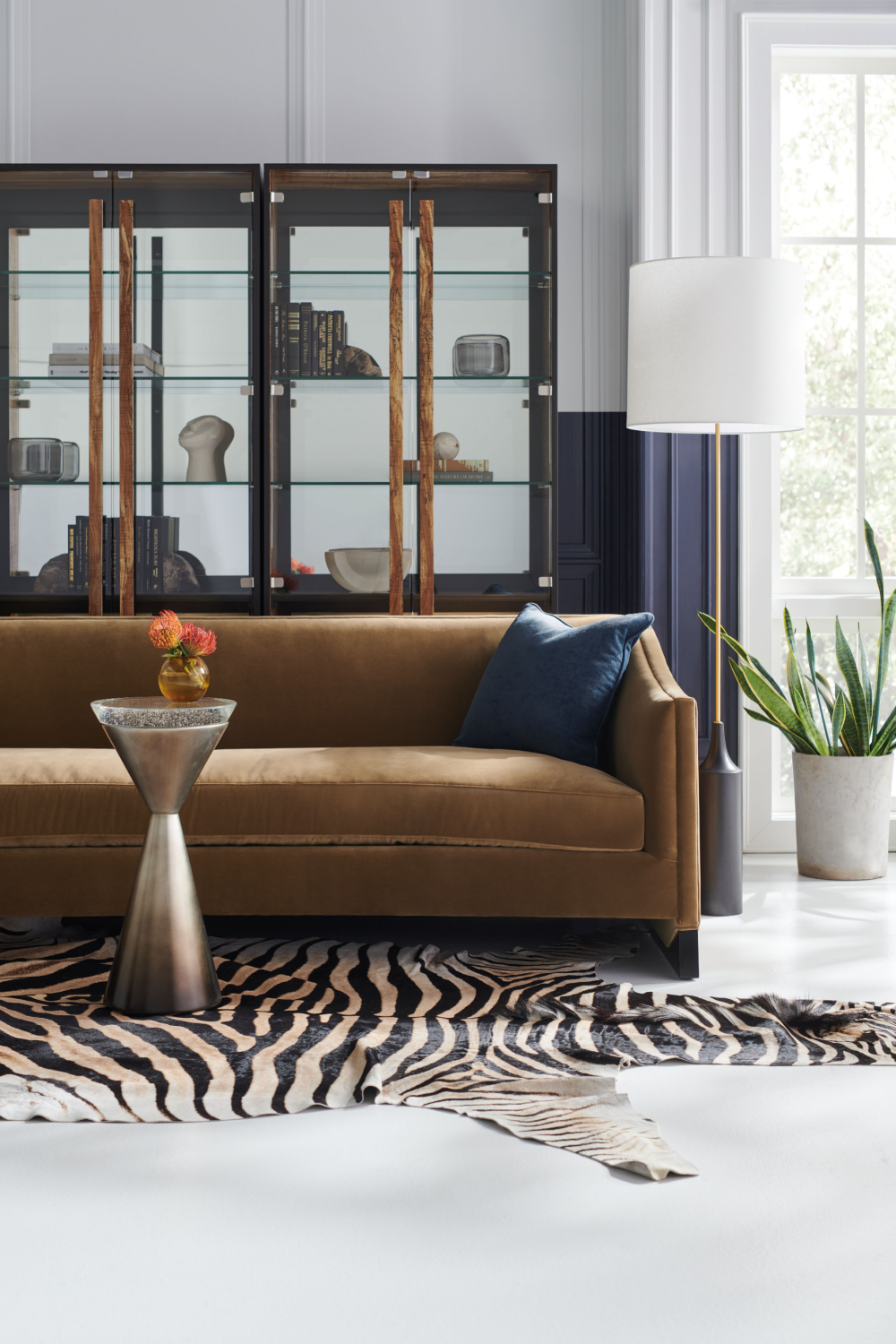 Hourglass Side Table | Caracole Spy Glass | Oroa.com