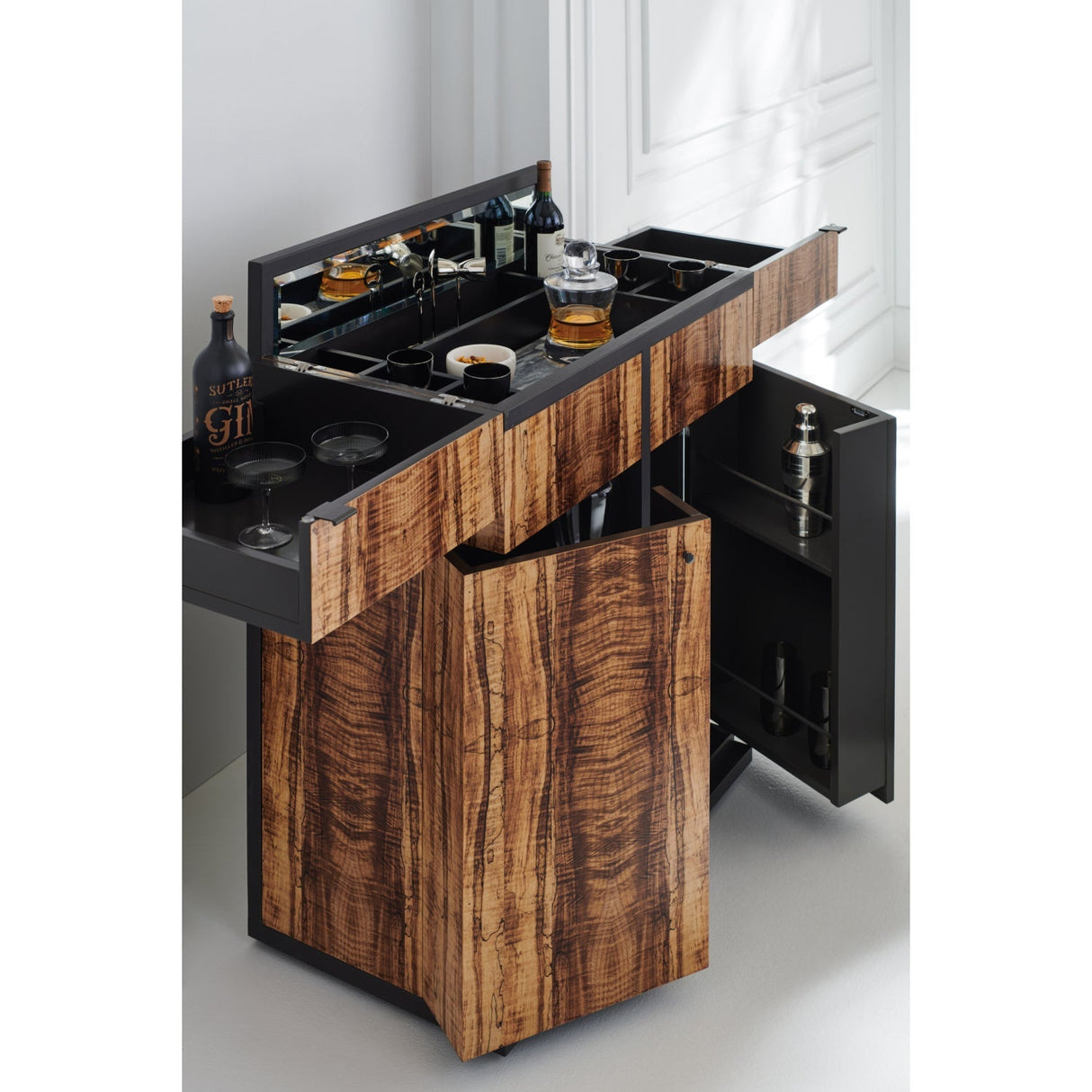 Flip-Top Mape Bar Cabinet – alternate view 8