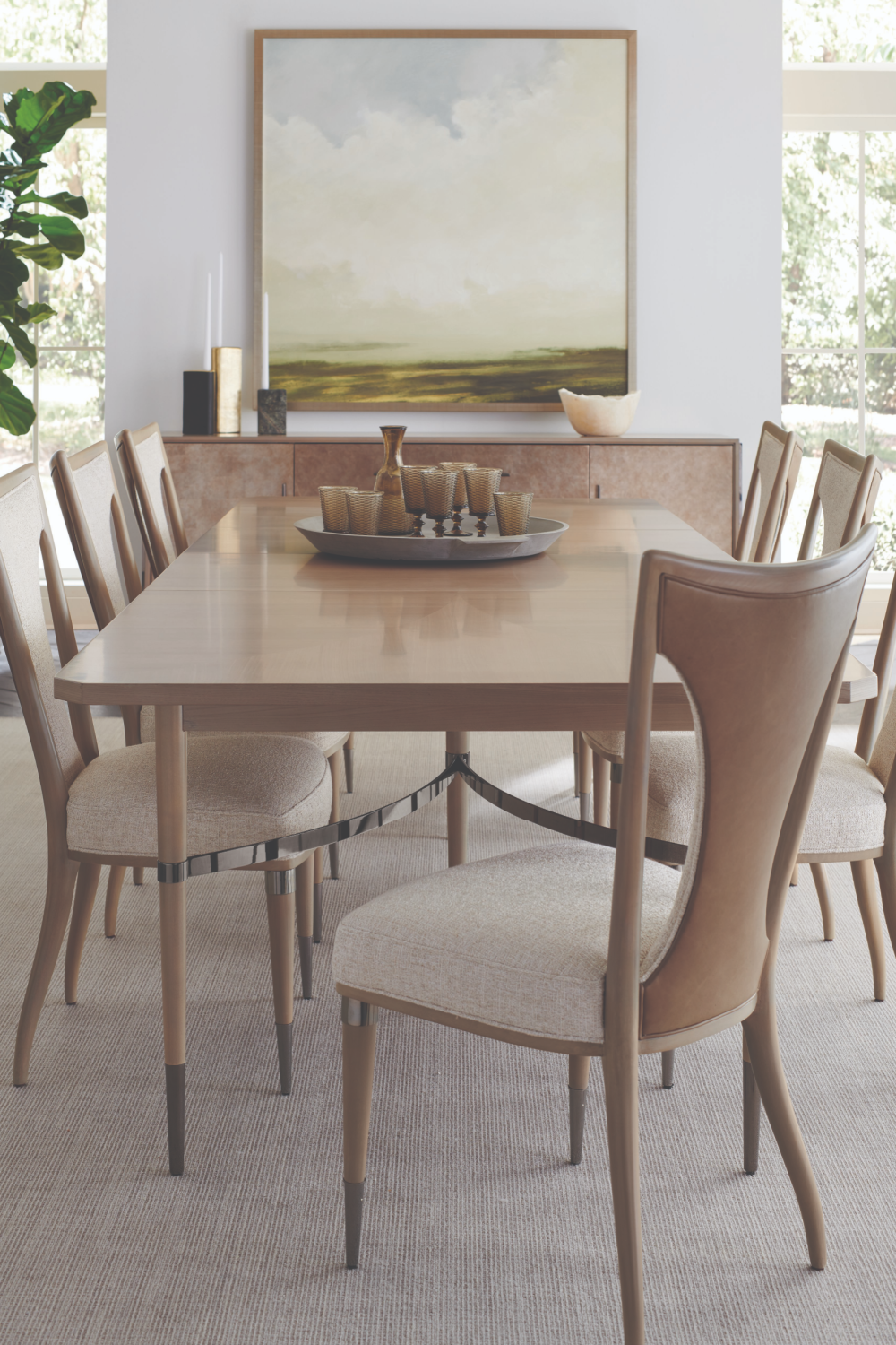 Beige Modern Buffet | Caracole Foiled Again | Oroa.com