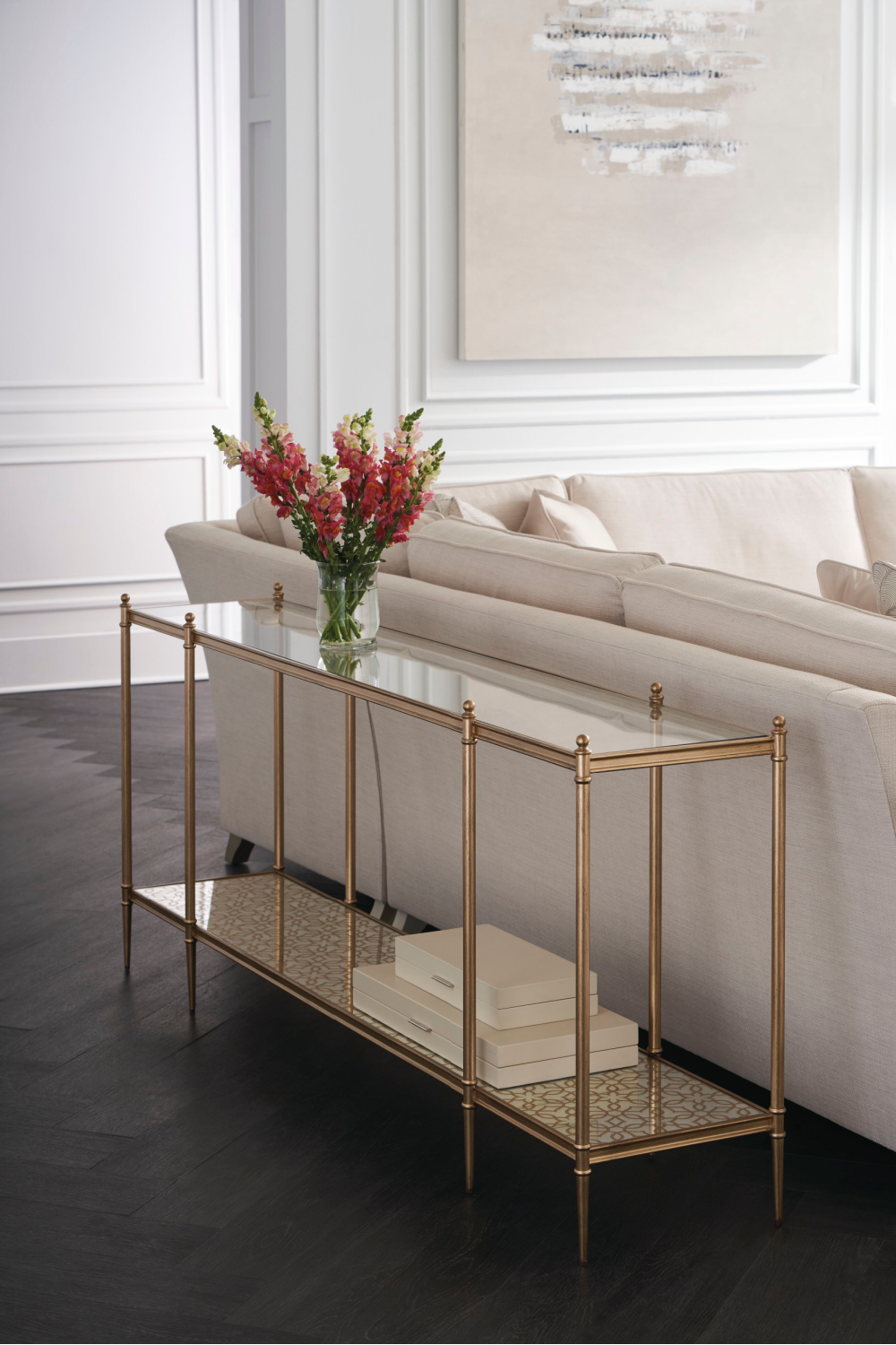 Glass Modern Console Table | Caracole Perfection | Oroa.com