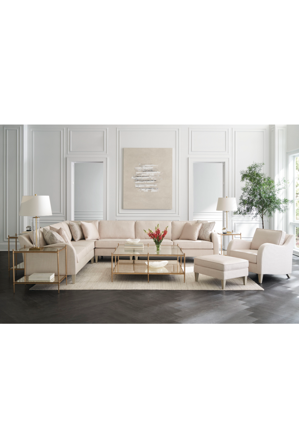 Glass Modern Console Table | Caracole Perfection | Oroa.com