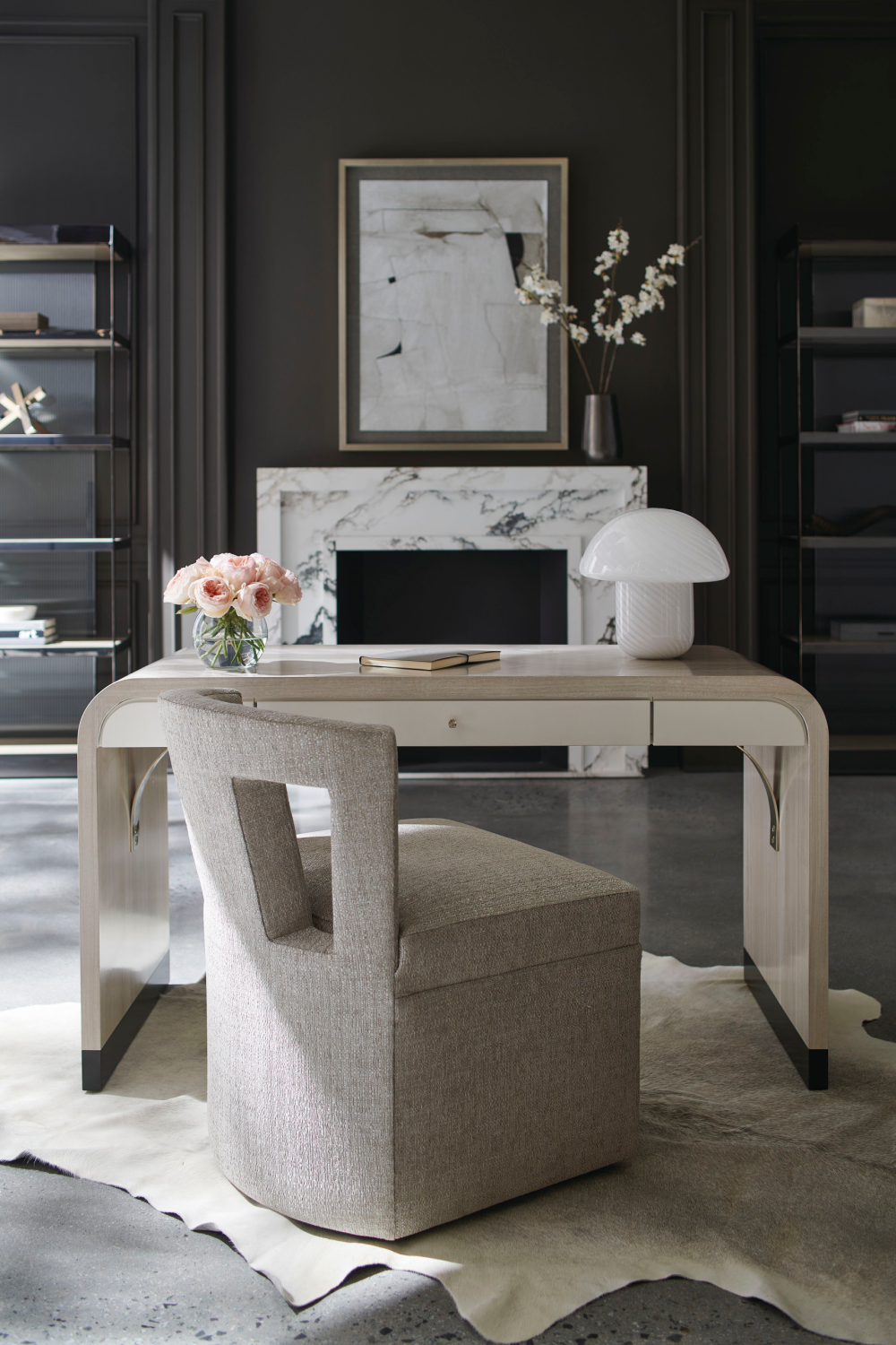 Bronze Framed Display Cabinet | Caracole Shelf Life | Oroa.com