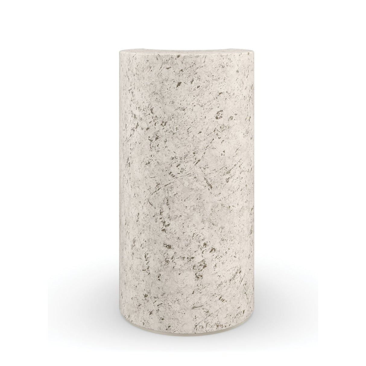 Cylindrical End Table – Sun And Moon – rear view