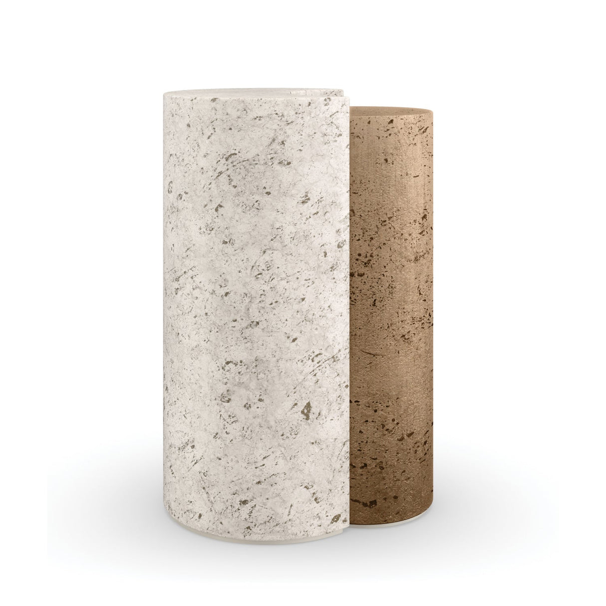 Cylindrical End Table – Sun And Moon – front view