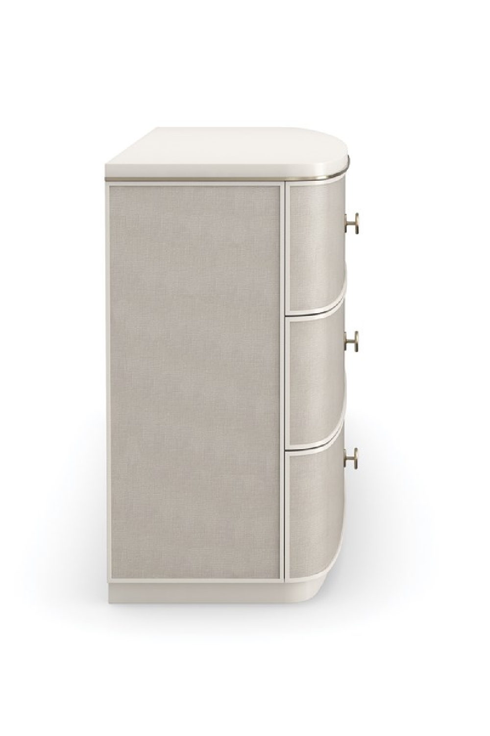 Cream Linen 6-Drawer Dresser | Caracole Lyon | Oroa.com