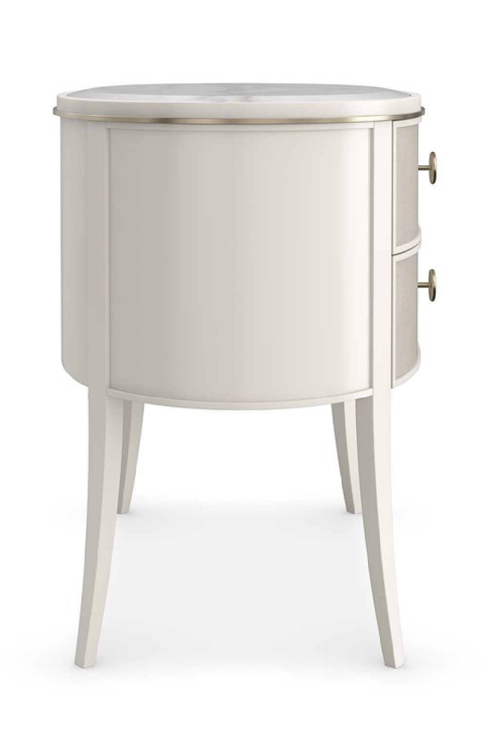 Marble Top 2-Drawer Nightstand | Caracole Bruges | Oroa.com