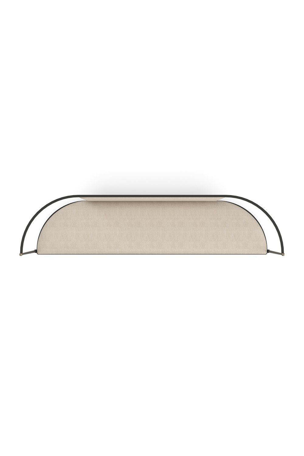 Metal Framed Wool Bench | Caracole Toulouse | Oroa.com