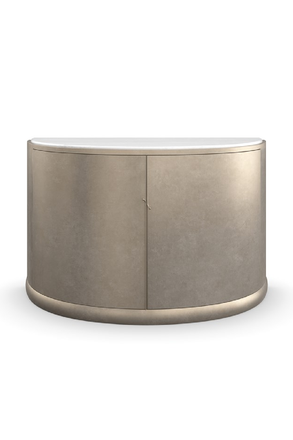 Gold Curved 2-Door Sideboard | Caracole Meridian | Oroa.com