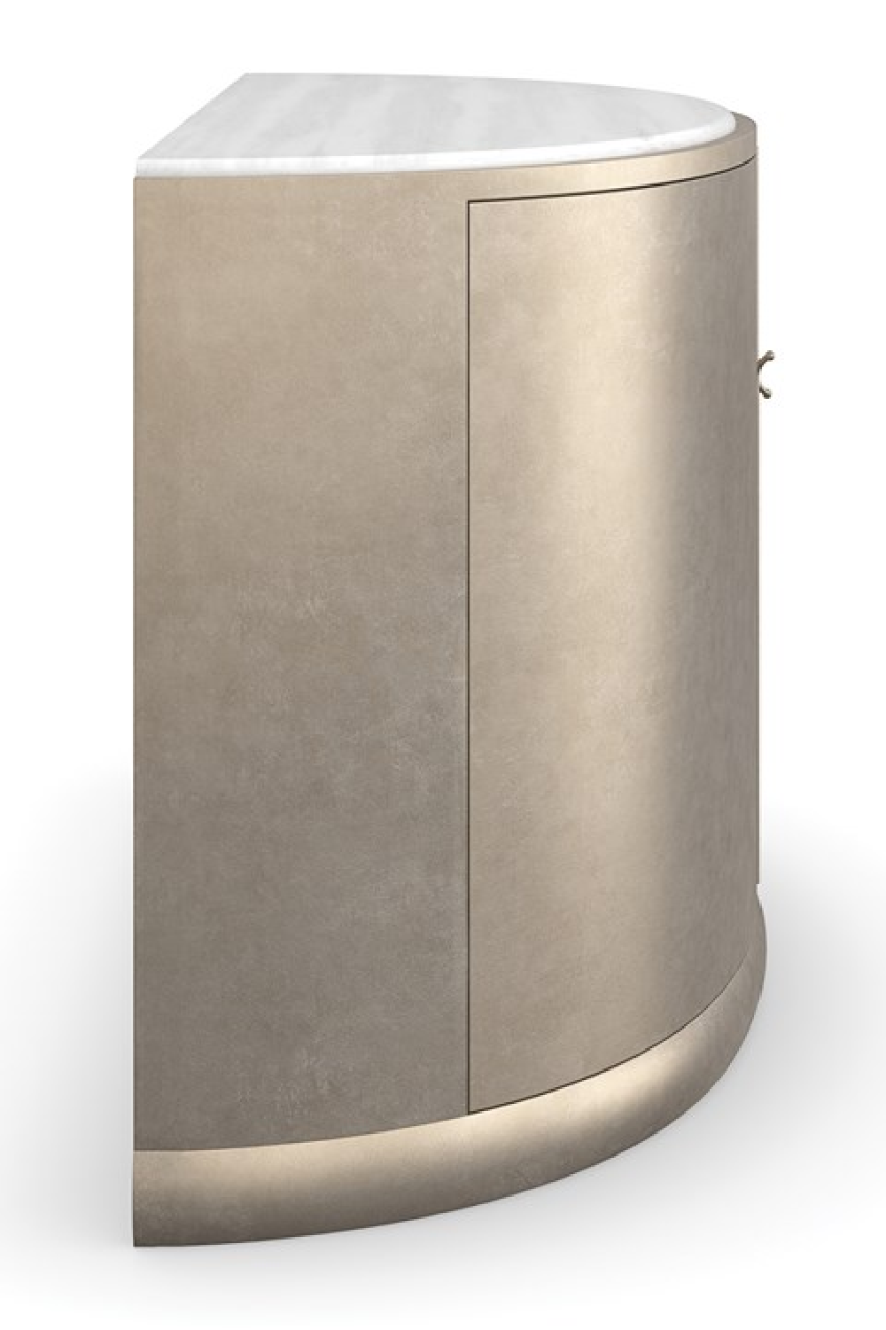 Gold Curved 2-Door Sideboard | Caracole Meridian | Oroa.com