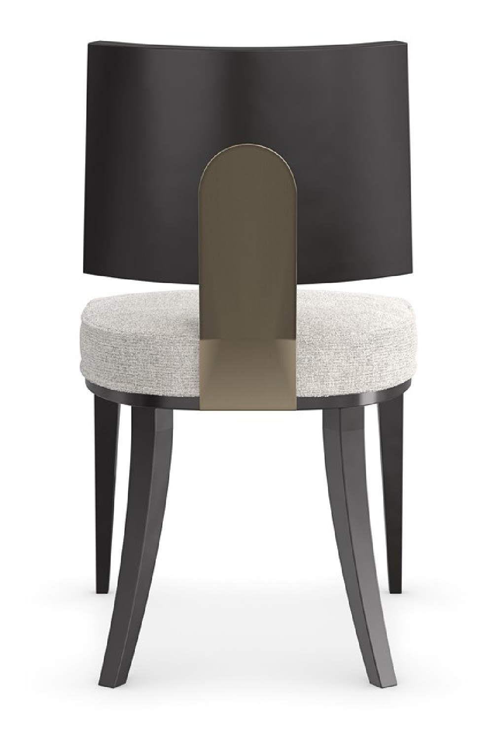Black Bentwood Dining Chair (2) | Caracole Champagne | Oroa.com