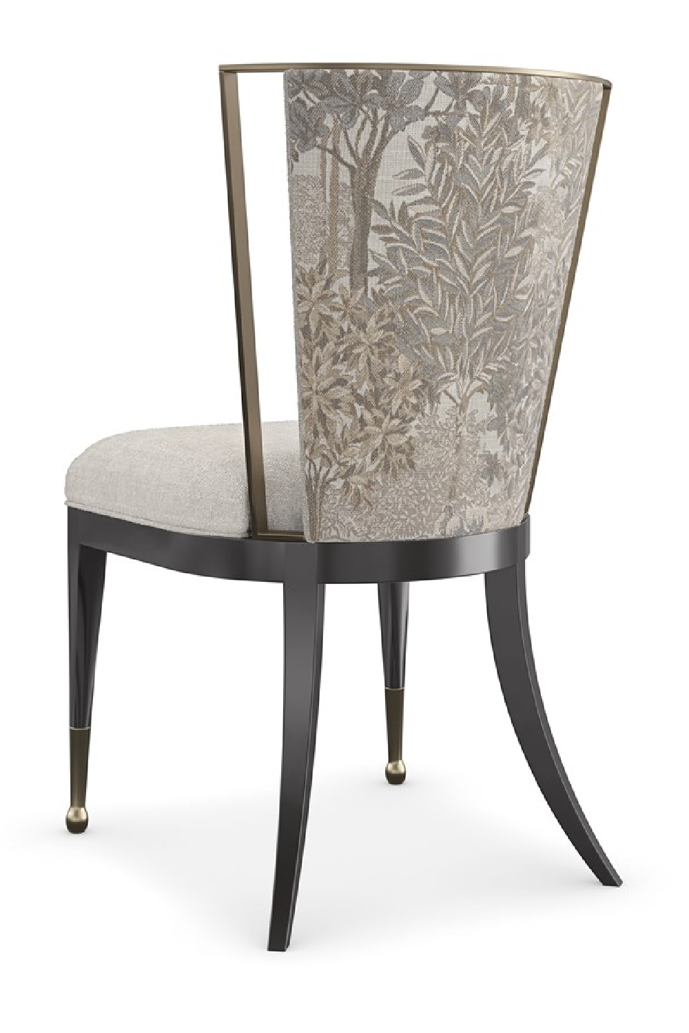 Ivory Linen-Blend Dining Chair | Caracole Astoria | Oroa.com