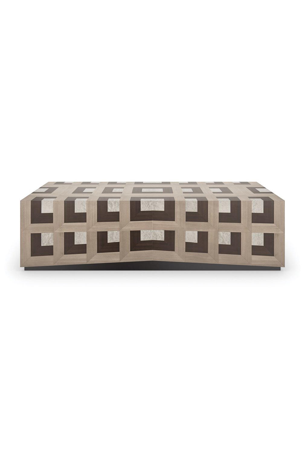 Parquet Rectangular Coffee Table | Caracole Illusion | Oroa.com