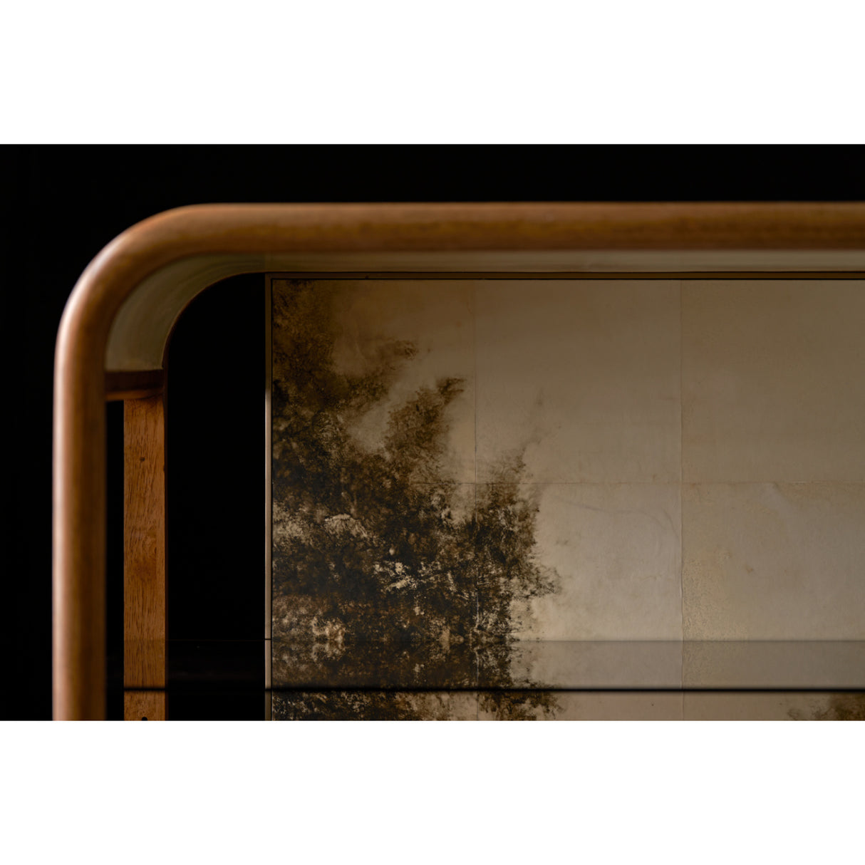 Gold Wooden Framed Bookcase | Caracole Fairmont