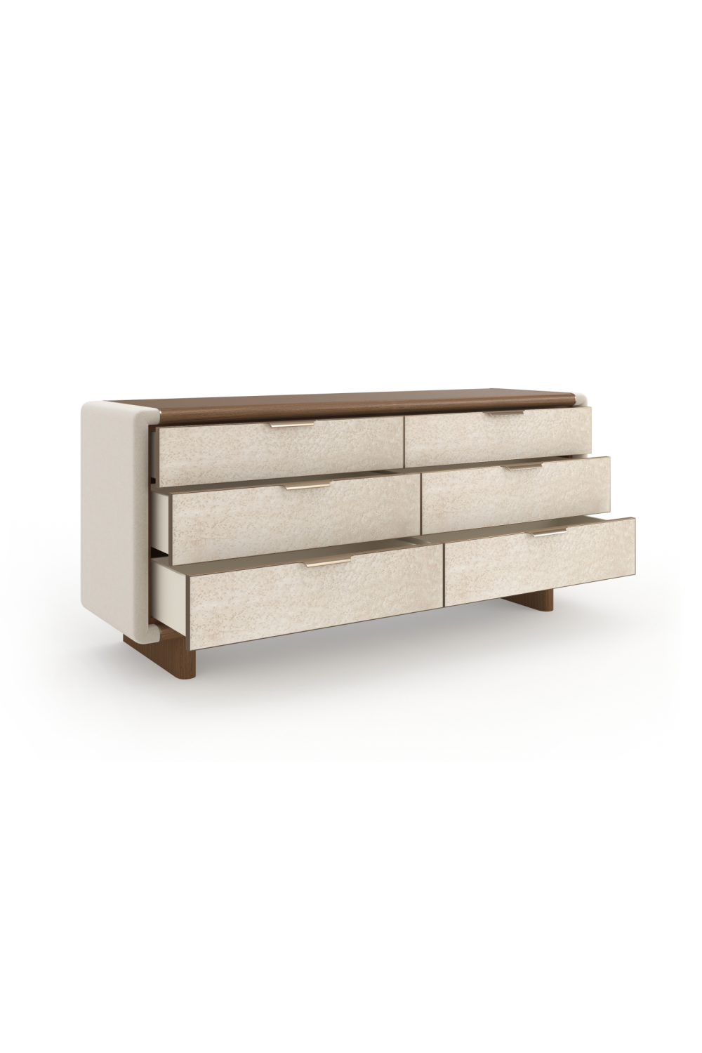 Suede Side 6-Drawer Dresser | Caracole Botero | Oroa.com