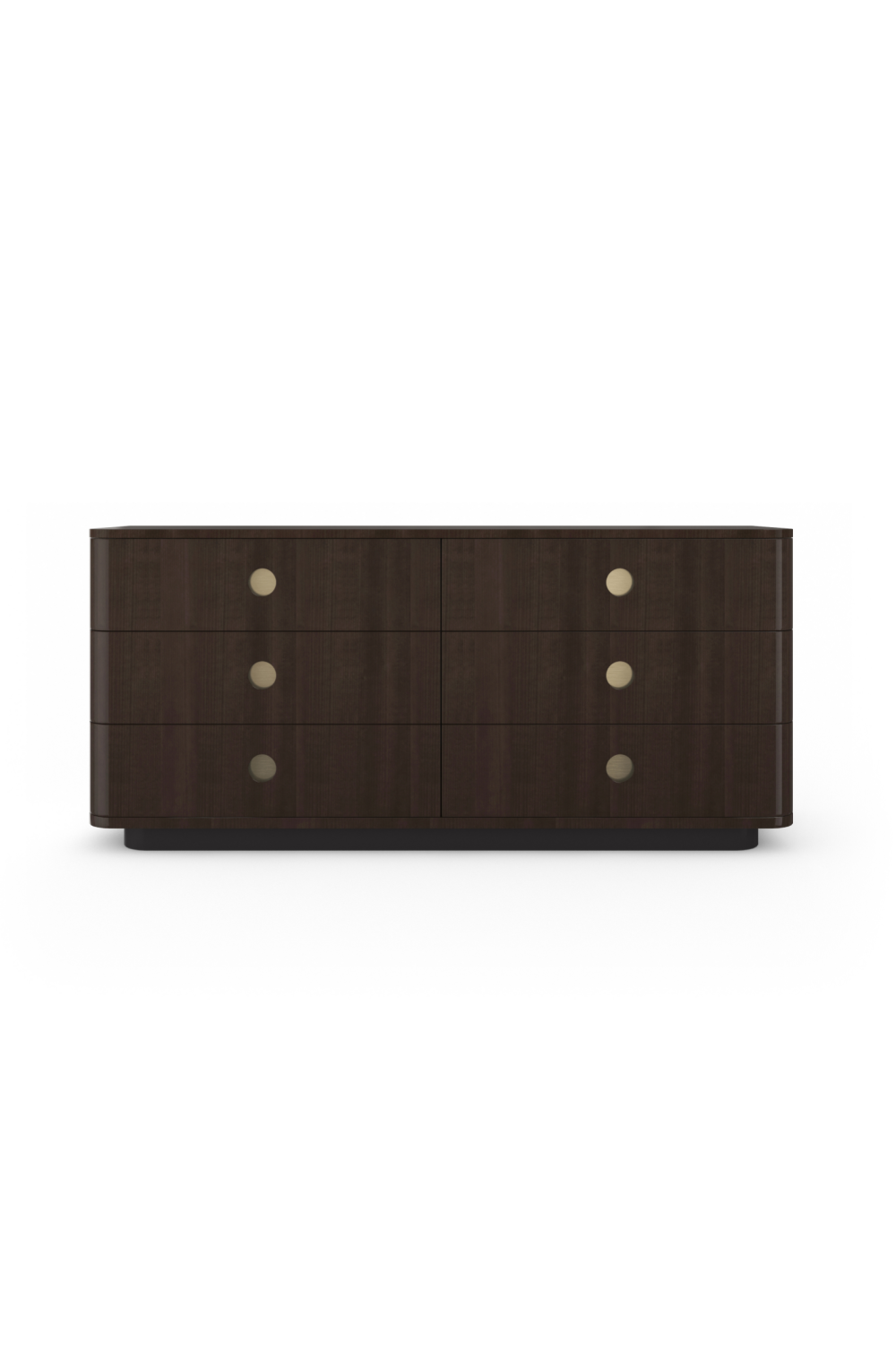 Dark Brown 6-Drawer Dresser | Caracole Bachelor | Oroa.com