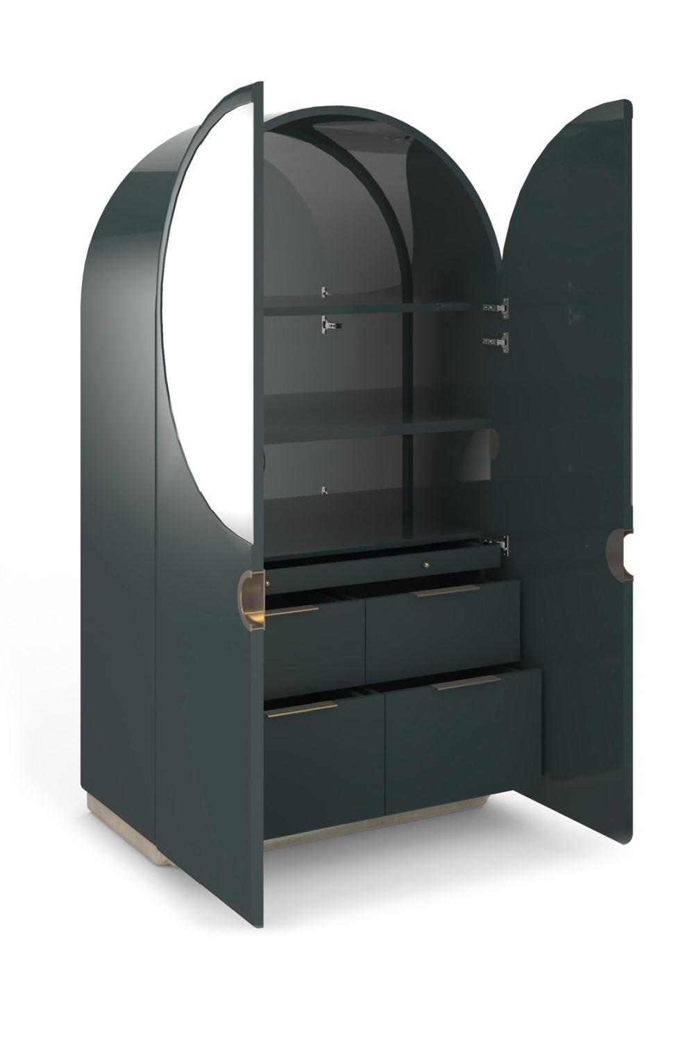 Arched 2-Door Cabinet | Caracole Gelee | Oroa.com