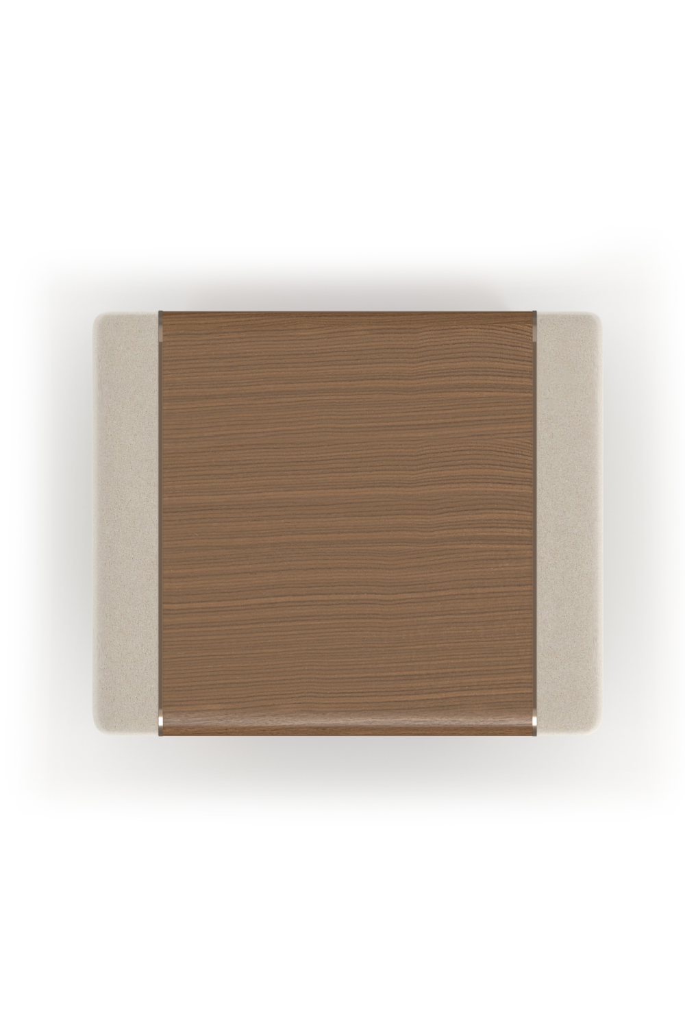 Suede Panel Nightstand | Caracole Botero | Oroa.com