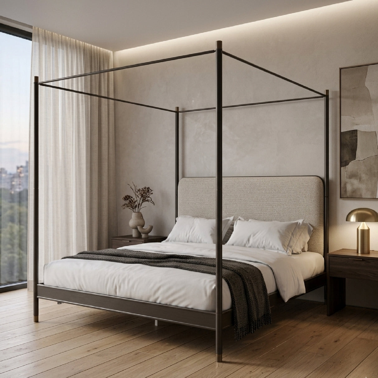 Bronze Canopy Bed – Campaign – alternate view 8