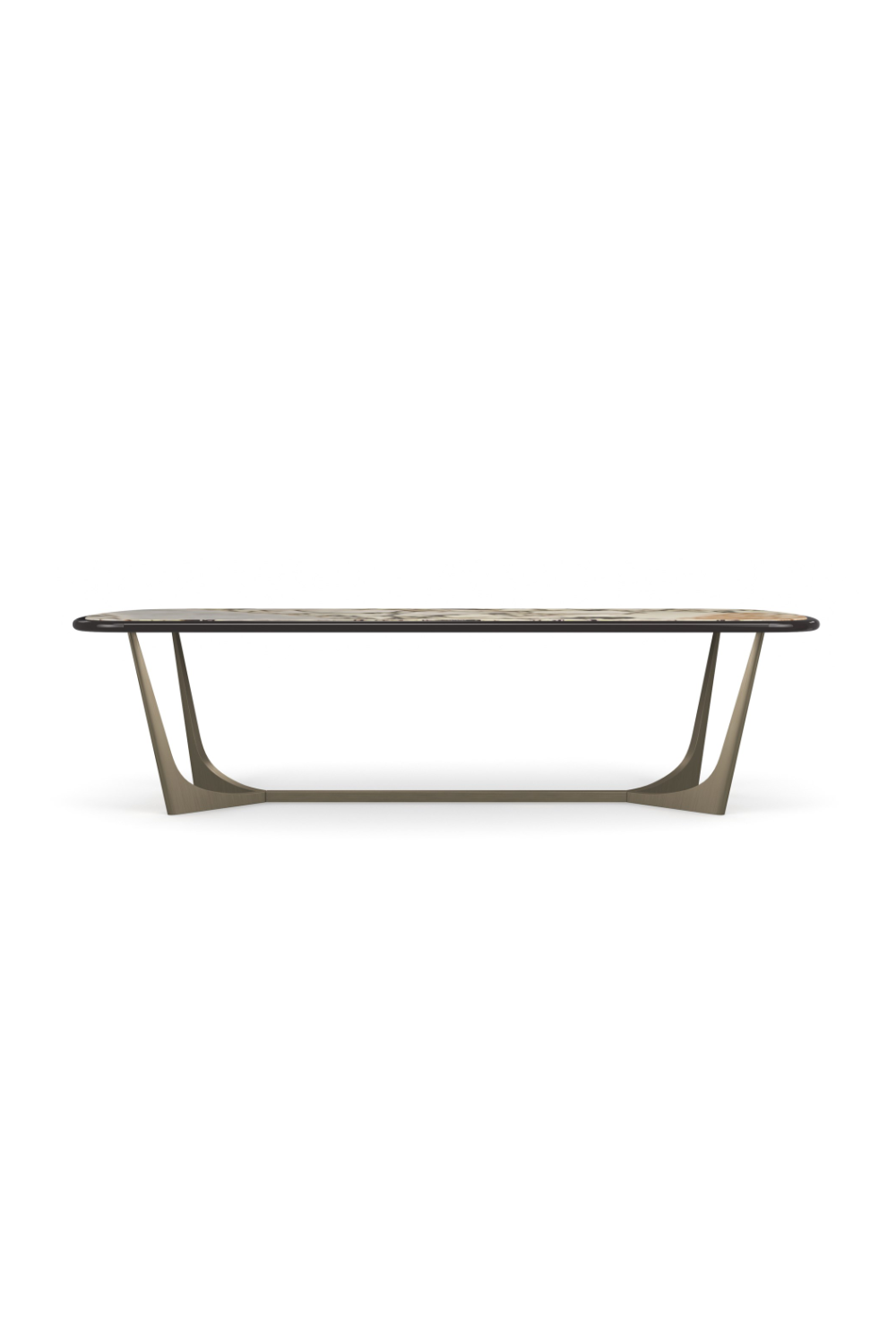 Glossy Stone Dining Table | Caracole Vena | Oroa.com