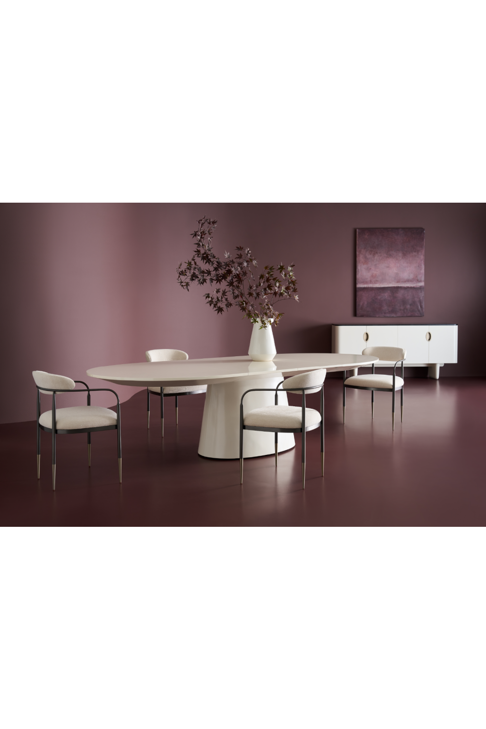 Conical Base Extendable Dining Table | Caracole Paragon | Oroa.com