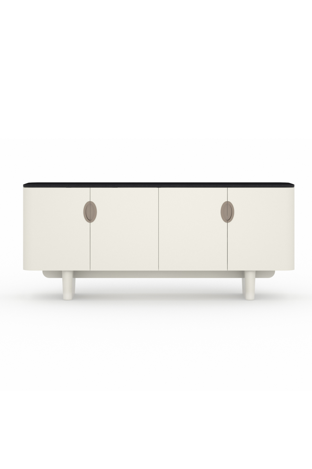 White 4-Door Sideboard | Caracole Paragon | Oroa.com