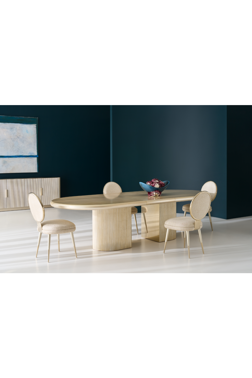 Fluted 4-Door Sideboard | Caracole Love | Oroa.com