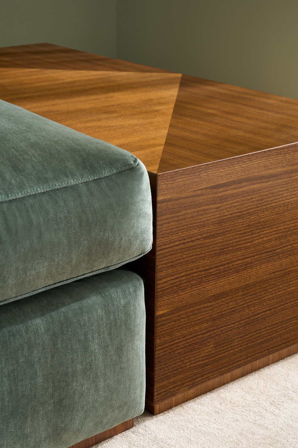 Wooden Block Style Coffee Table | Caracole Bello | Oroa.com