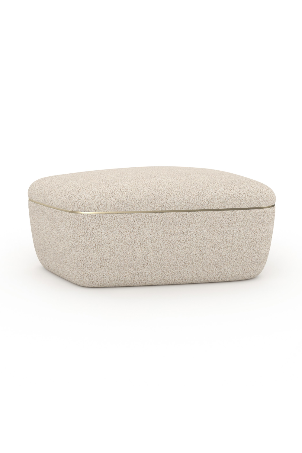Ivory Bouclé Coffee Table | Caracole Serir | Oroa.com