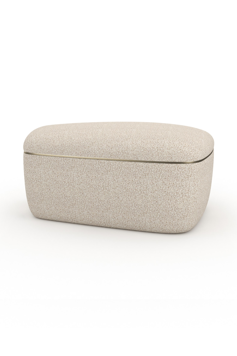 Ivory Bouclé Coffee Table | Caracole Serir | Oroa.com