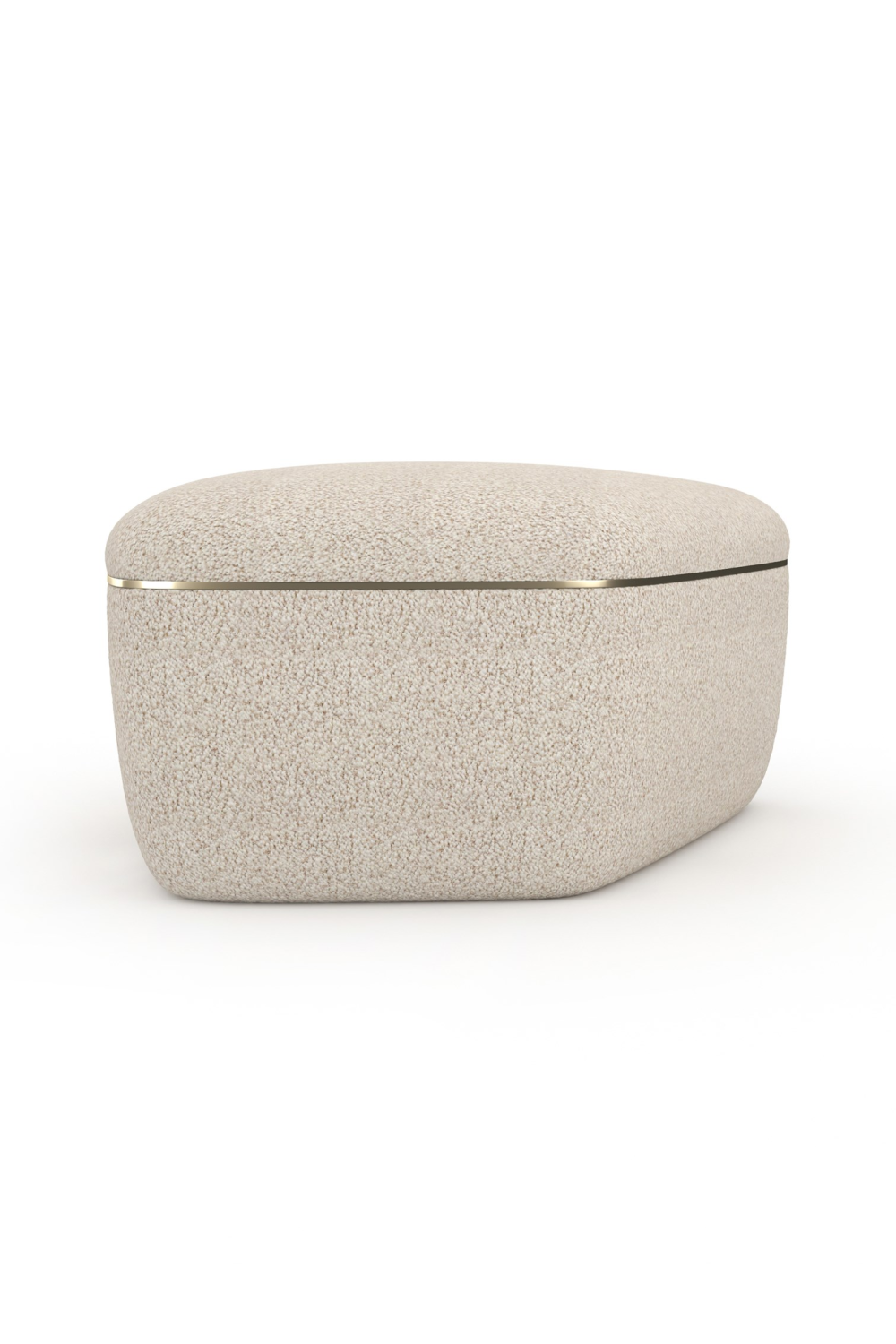 Ivory Bouclé Coffee Table | Caracole Serir | Oroa.com
