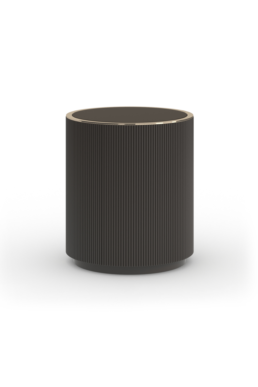 Glass Top Barrel End Table | Caracole Love | Oroa.com