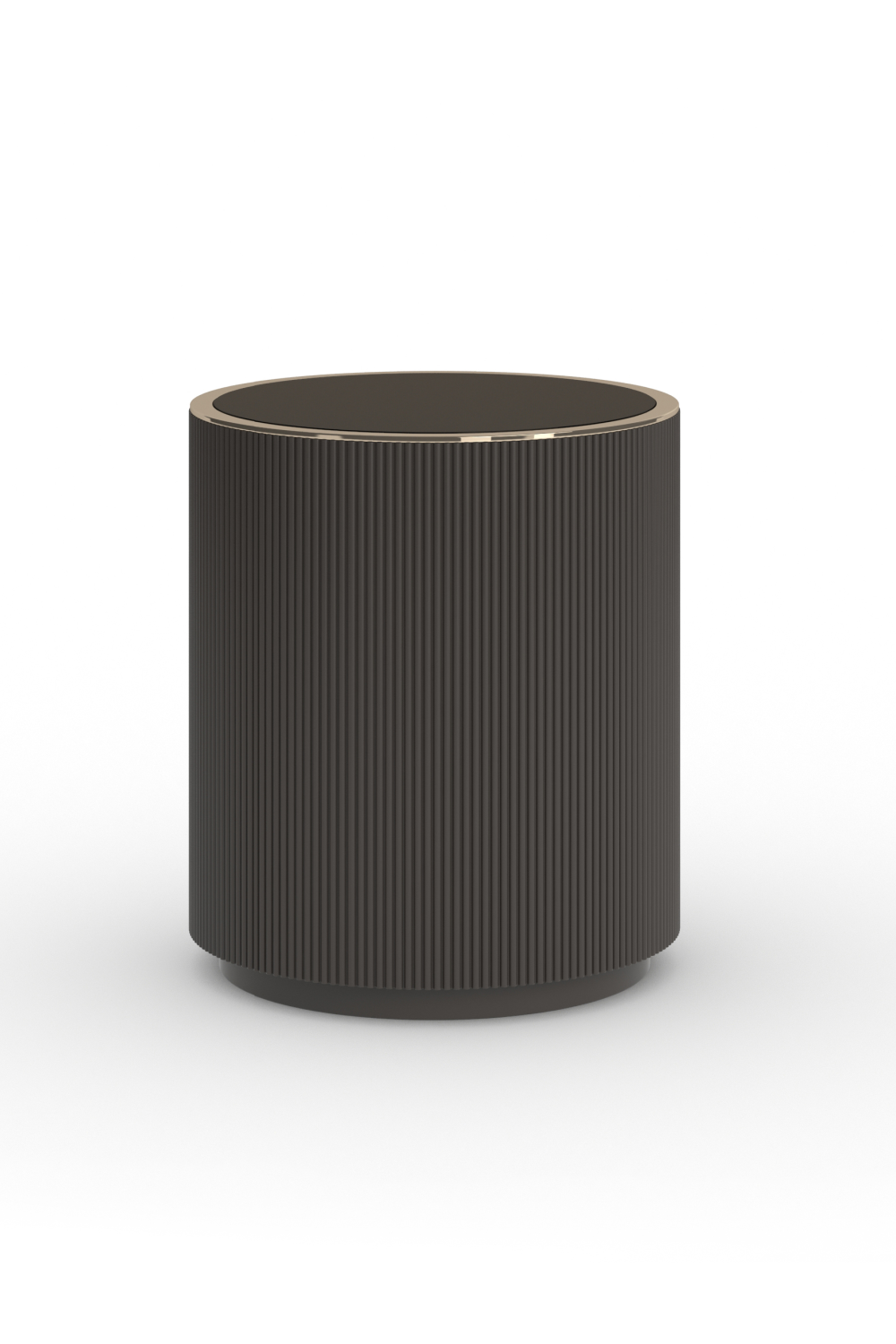 Glass Top Barrel End Table | Caracole Love | Oroa.com