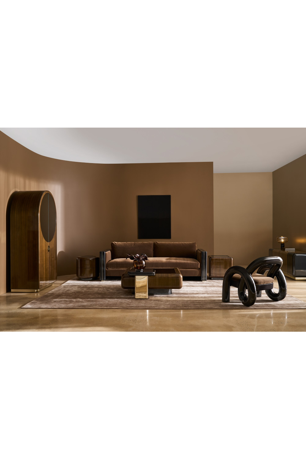 Glossy Square Accent Table | Caracole Gelee | Oroa.com