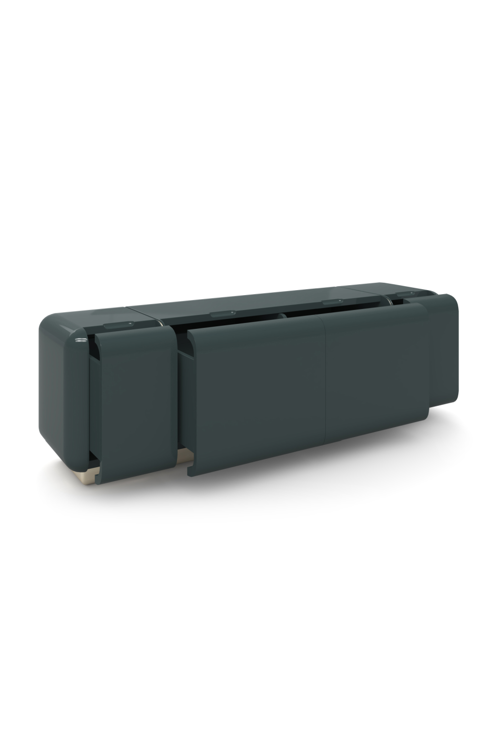 Glossy 4-Drawer Media Unit | Caracole Gelee | Oroa.com