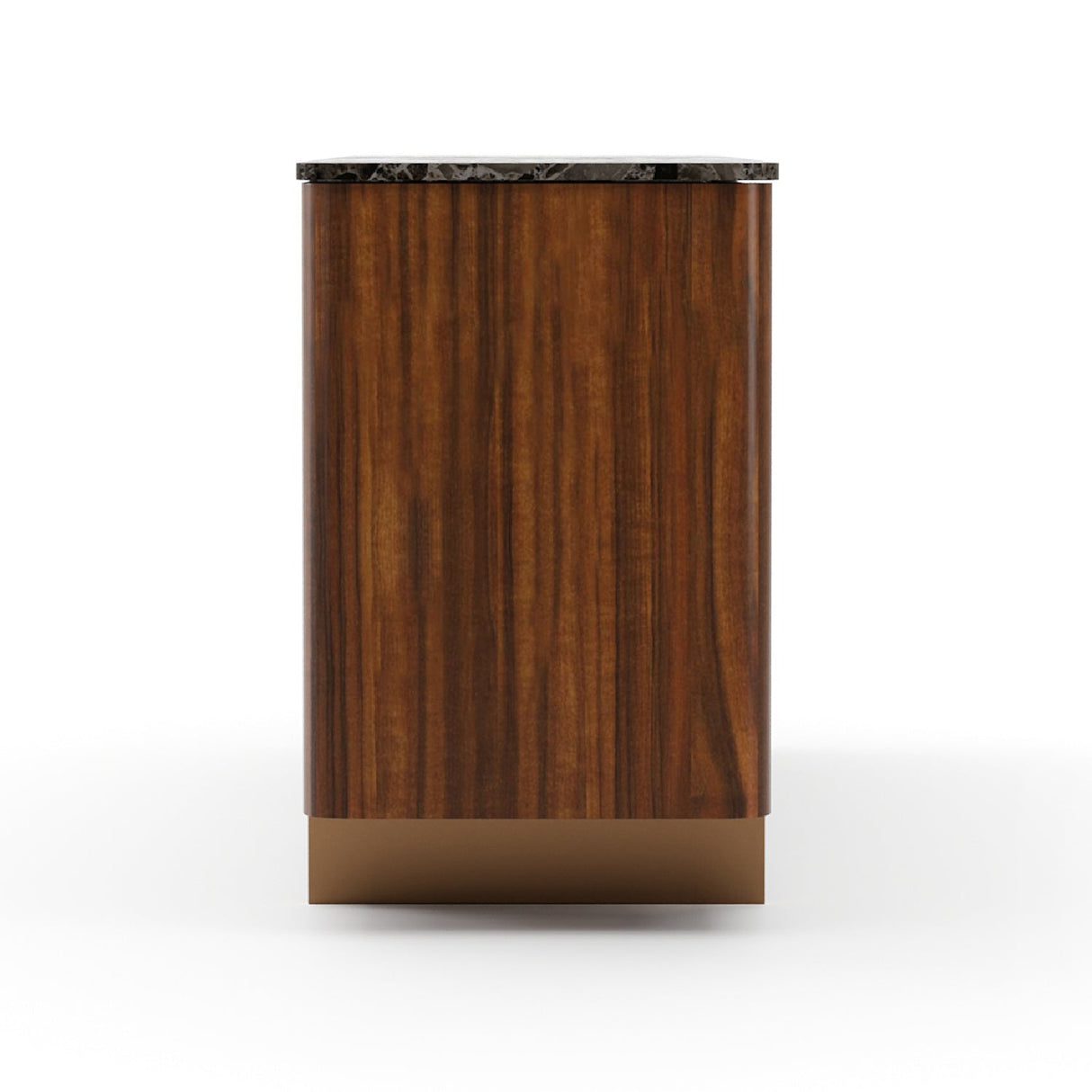 Smoked Walnut 4-Door Sideboard – Altura – rear view