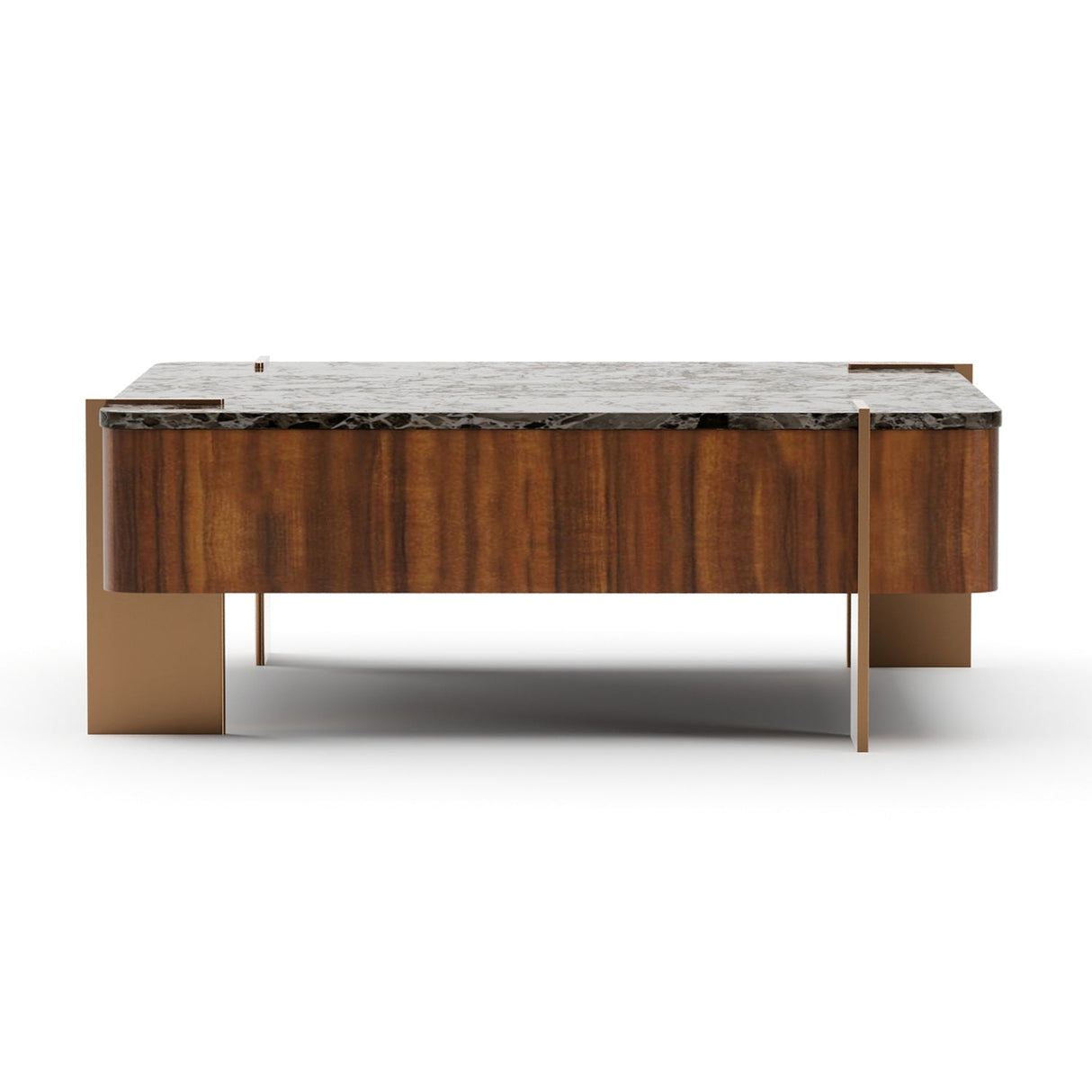 Square Walnut Cocktail Table – Altura – alternate view 6