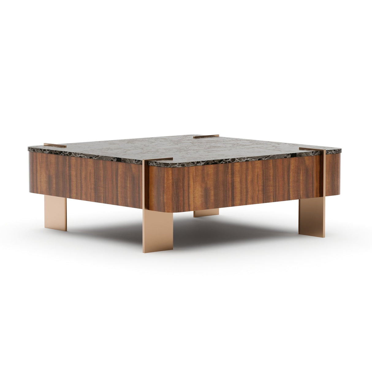 Square Walnut Cocktail Table – Altura – alternate view 9
