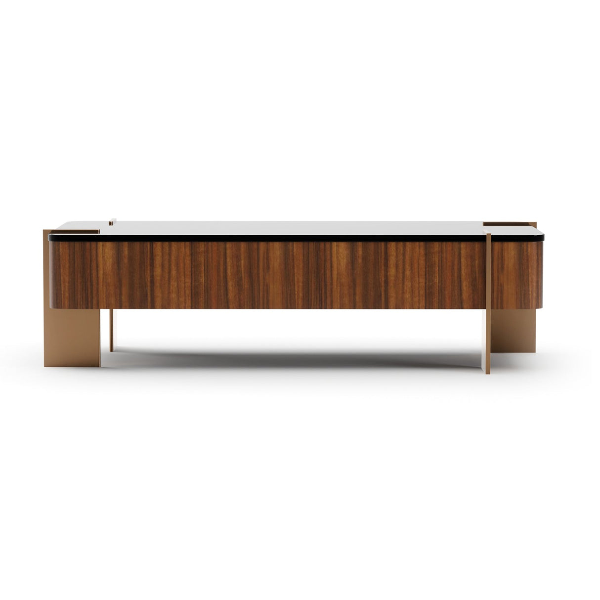Rectangular Walnut Cocktail Table – Altura – front view